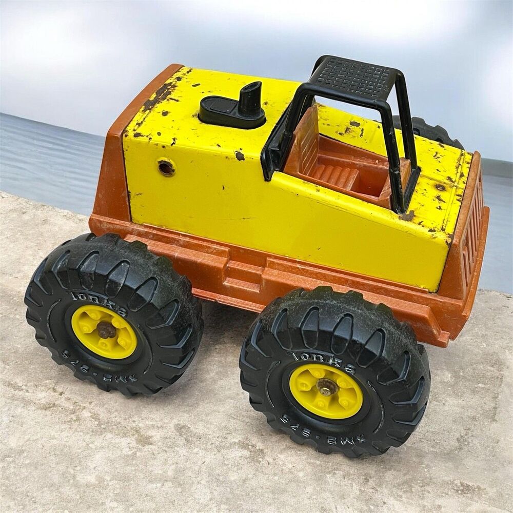 RARE Vintage Mighty Tonka Truck Strong Arm Loader 1978 Steel Toy CAB ONLY Orange